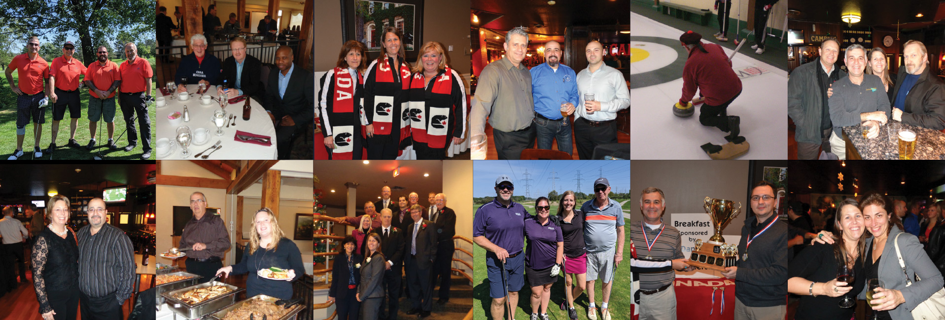 Collage of OIAA Niagara Members at Events